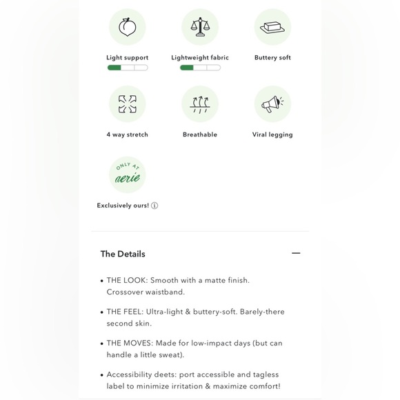 NWOT *Bundle* aerie OFFLINE sports bra and leggings set size L - Picture 13 of 13